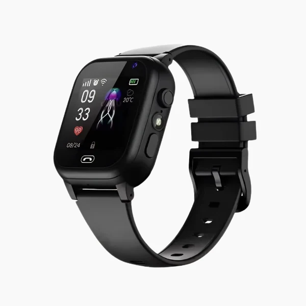Børnevenligt GPS Smartwatch med Videoopkald og Vandtæt Design