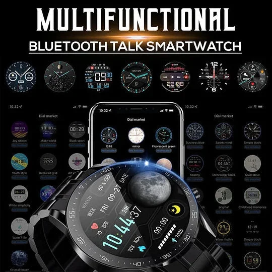 Smartwatch med Blodsukker Overvågning og NFC Betaling