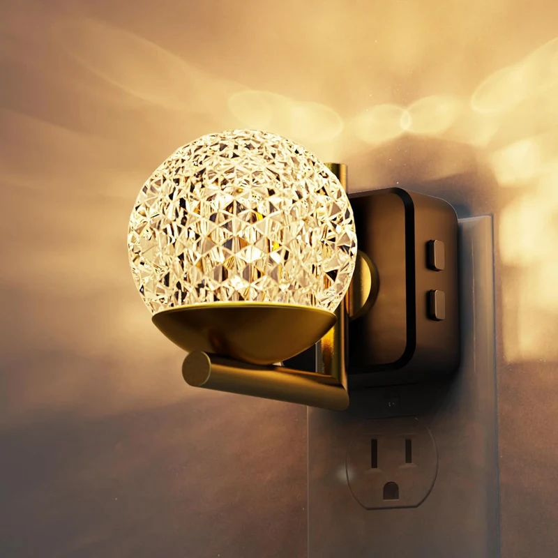 Justerbar LED Natlys - Energibesparende og Farvetilpasning