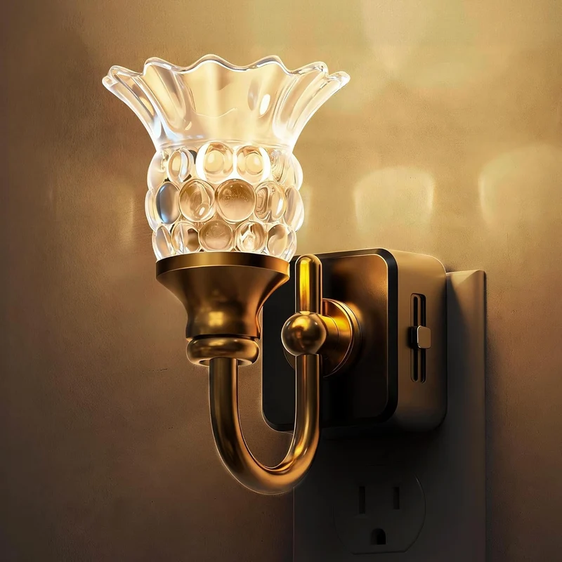 Justerbar LED Natlys - Energibesparende og Farvetilpasning