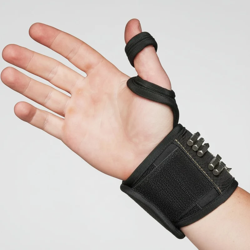 Magnetisk Armbånd til Værktøj - Komfortabelt og Justerbart