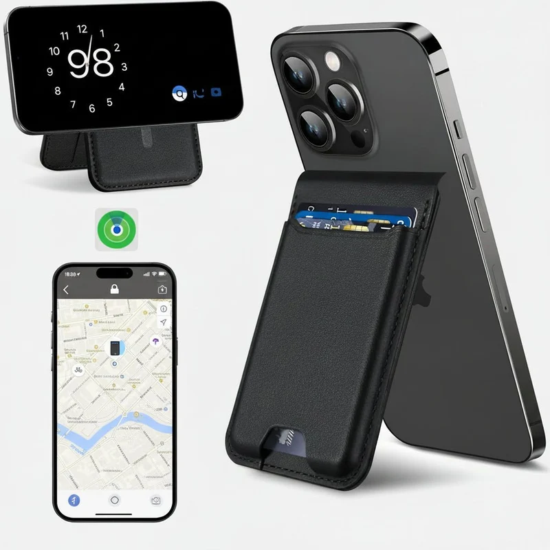 Magnetisk iPhone Pung med Find My: Sikker og Praktisk
