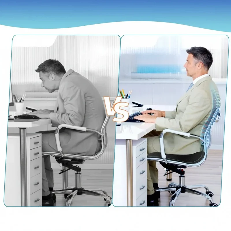 Ergonomisk Siddepude i Memory Skum - Optimal Komfort Hele Dagen