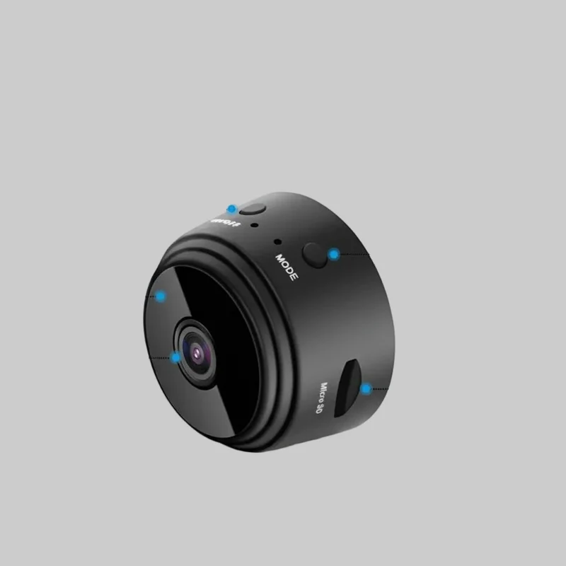 Trådløst 1080p Mini Kamera med Magnet og Nattevision