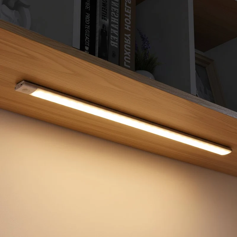 Trådløs LED Skabslys med Bevægelsessensor – Nem Installation