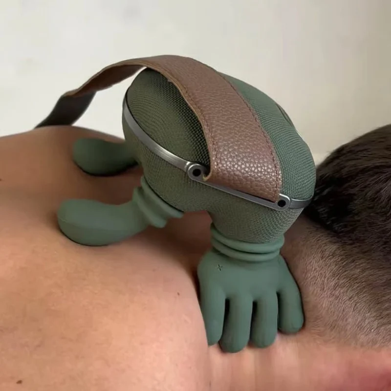 Trådløs Nakkemassager med Varmeterapi – Afspænding og Komfort