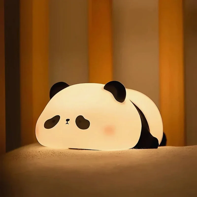 Sød Silikone Natlampe med Justerbar LED og Genopladelig