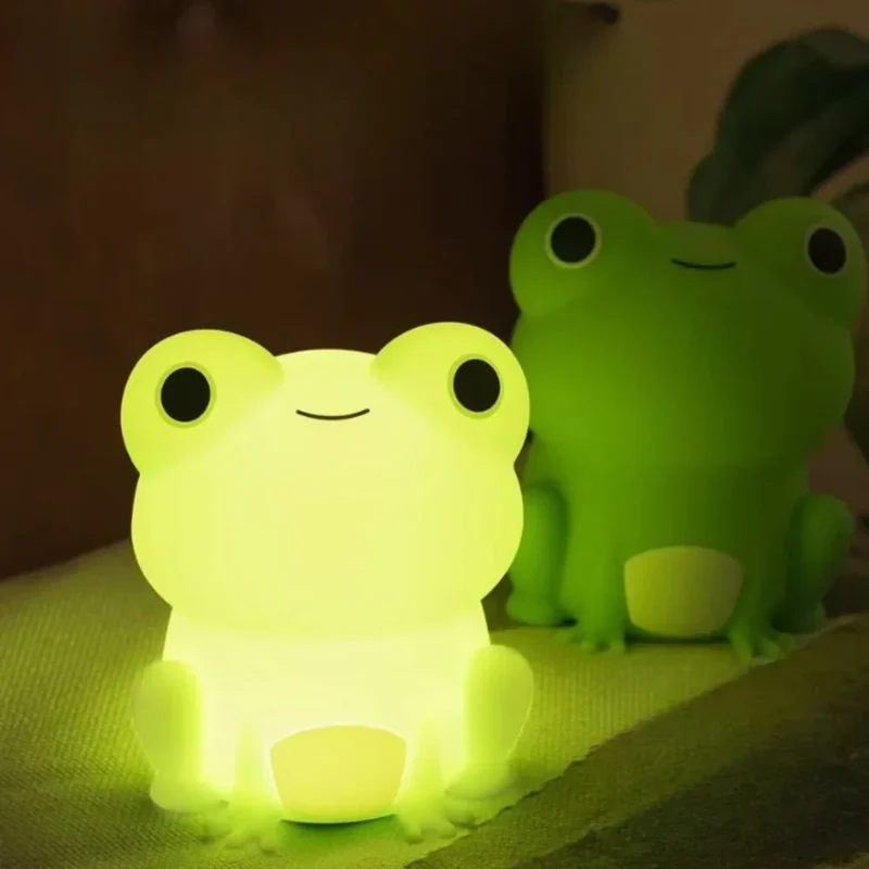 Sød Silikone Natlampe med Justerbar LED og Genopladelig
