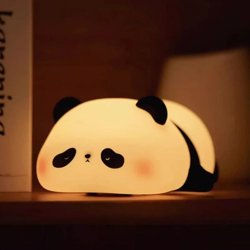 Sød Silikone Natlampe med Justerbar LED og Genopladelig