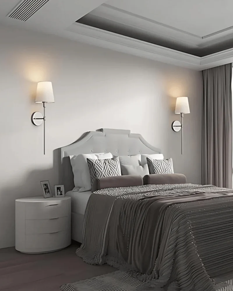Elegant væglampe med justerbar lysstyrke og tidløst design