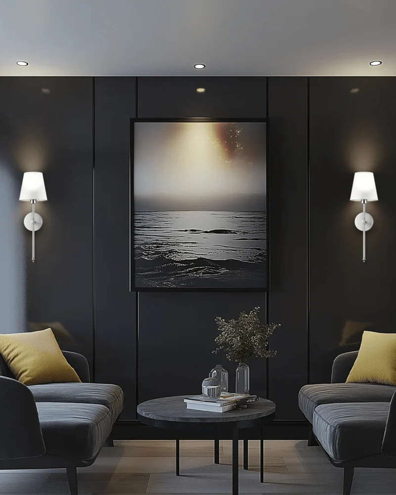 Elegant væglampe med justerbar lysstyrke og tidløst design