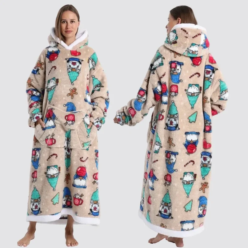 Ekstra Stor Fleece Hættetrøje: Perfekt Til Hygge og Varme