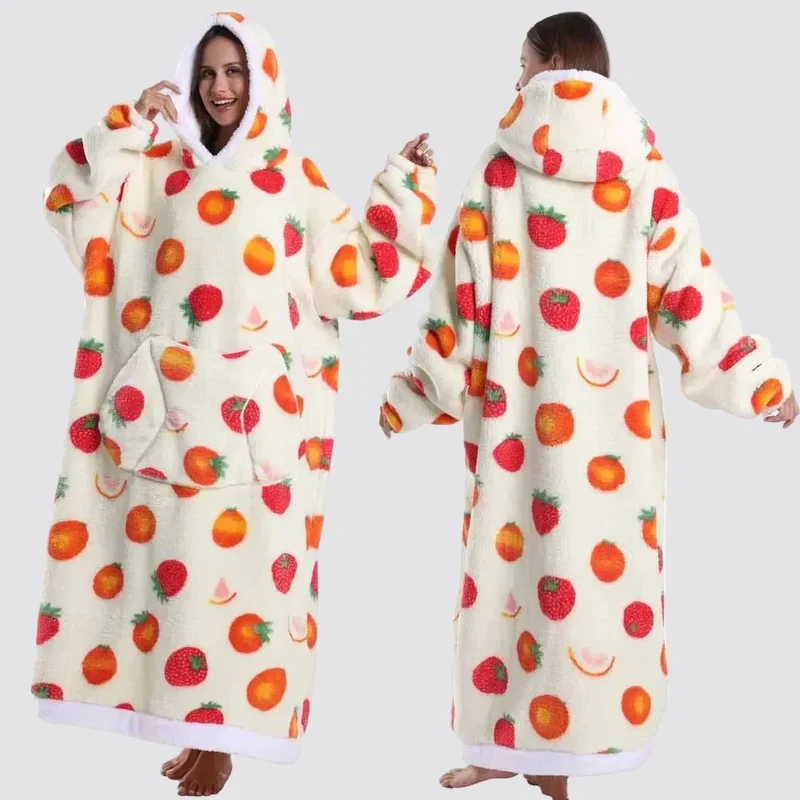 Ekstra Stor Fleece Hættetrøje: Perfekt Til Hygge og Varme