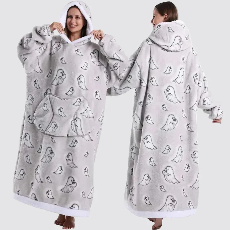 Ekstra Stor Fleece Hættetrøje: Perfekt Til Hygge og Varme
