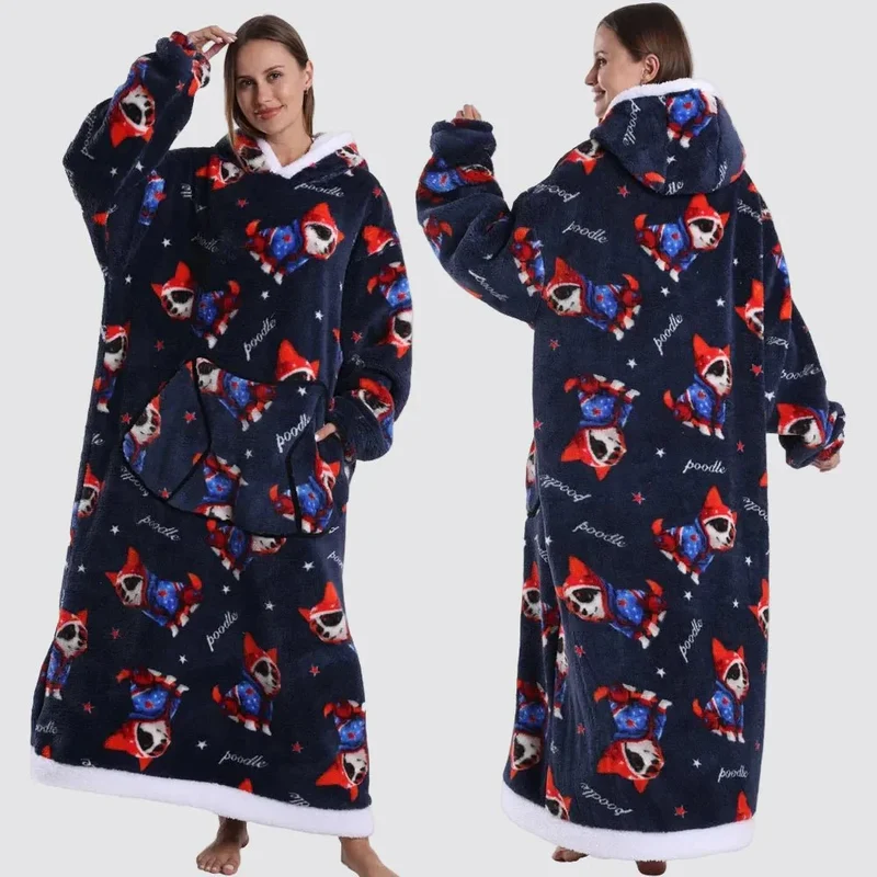 Ekstra Stor Fleece Hættetrøje: Perfekt Til Hygge og Varme