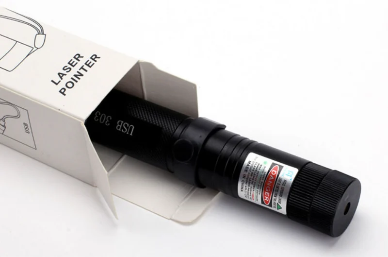 Kraftfuld Laserpointer med Lang Rækkevidde & USB-opladning