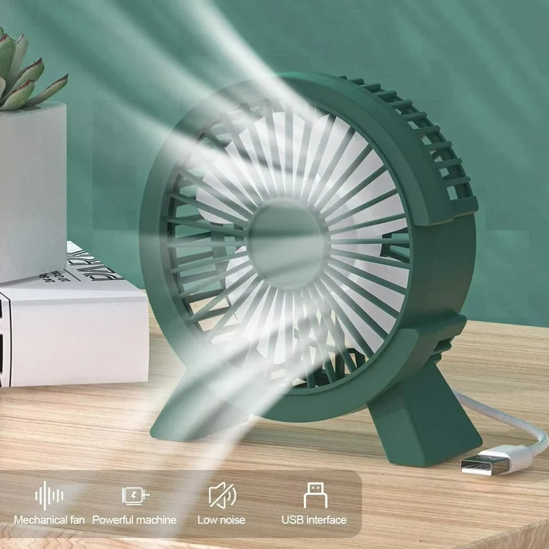 Elegant Mini USB Blæser til Stille Køling og Komfort
