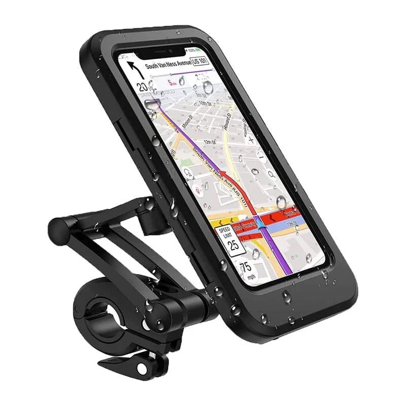 Vandtæt Cykel Telefonholder med Hurtig 15W Opladning