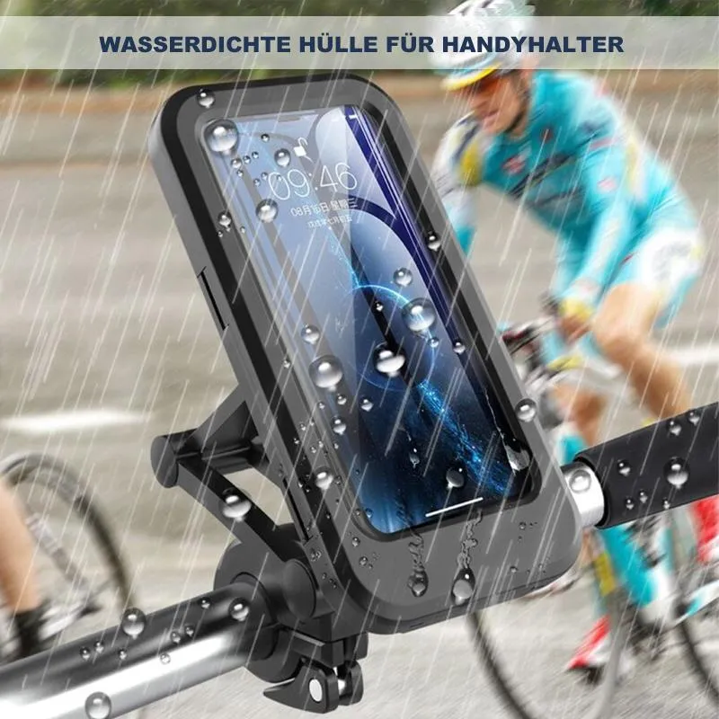 Vandtæt Cykel Telefonholder med Hurtig 15W Opladning