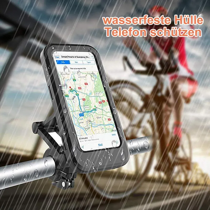 Vandtæt Cykel Telefonholder med Hurtig 15W Opladning
