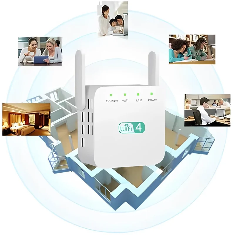 WiFi Forstærker til Maksimal Dækning og Stabil Forbindelse