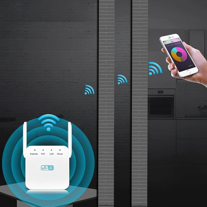 WiFi Forstærker til Maksimal Dækning og Stabil Forbindelse
