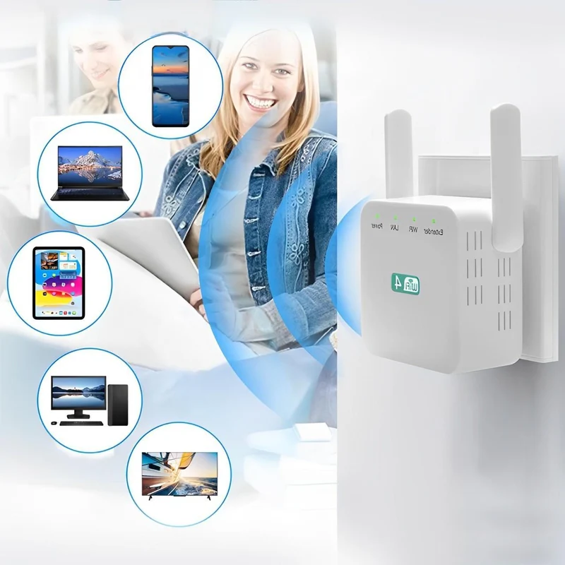 WiFi Forstærker til Maksimal Dækning og Stabil Forbindelse