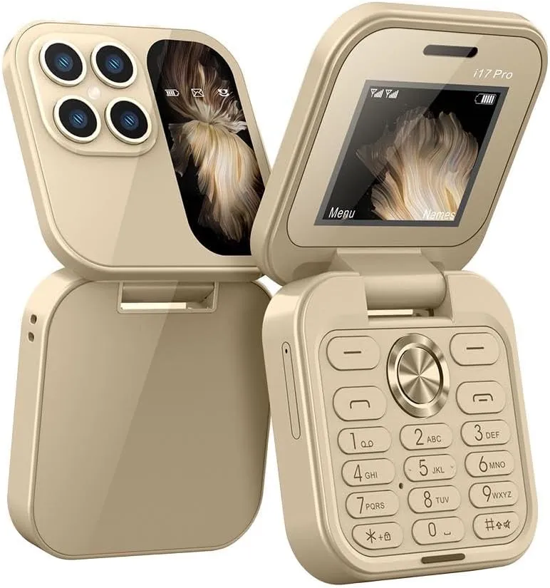 Kompakt Dual-SIM Mobiltelefon med HD Kamera og Lang Standby