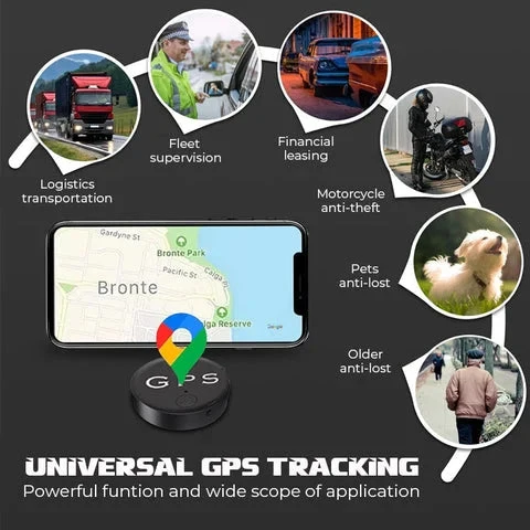 Kompakt Mini GPS Tracker med Magnet og Lang Batteritid