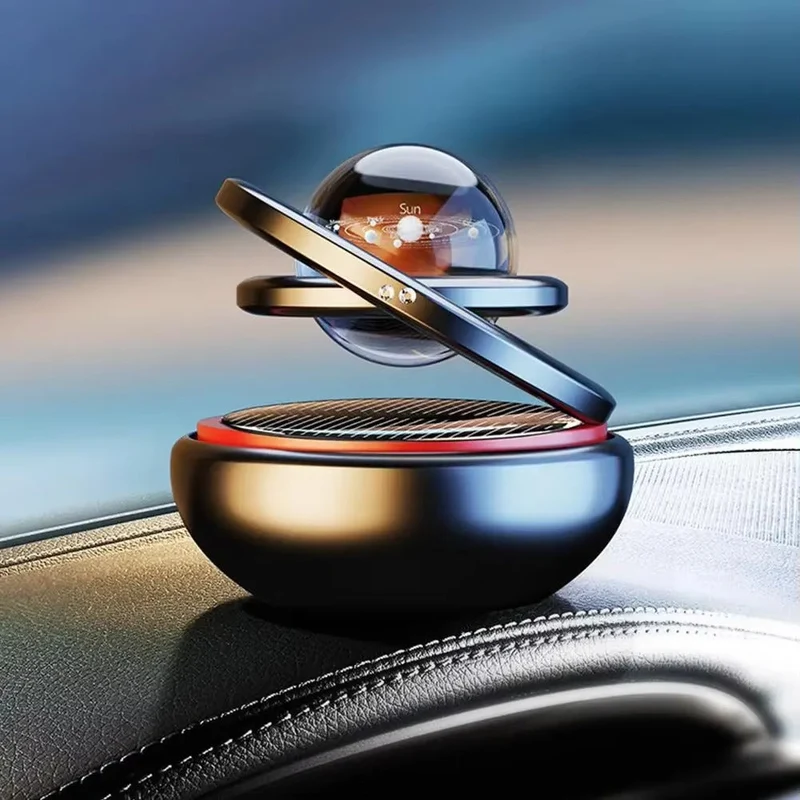 Solcelledrevet Aromaornament: Stilfuld Friskhed til Bilen