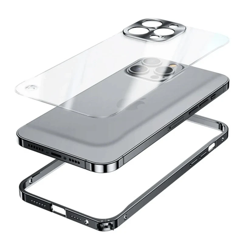 Elegant iPhone Pro Max Cover med Metal og MagSafe