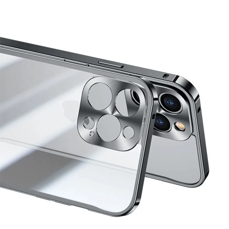 Elegant iPhone Pro Max Cover med Metal og MagSafe