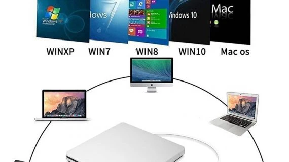 Slank USB CD/DVD Brænder til MacBook – Nem Multimedieadgang