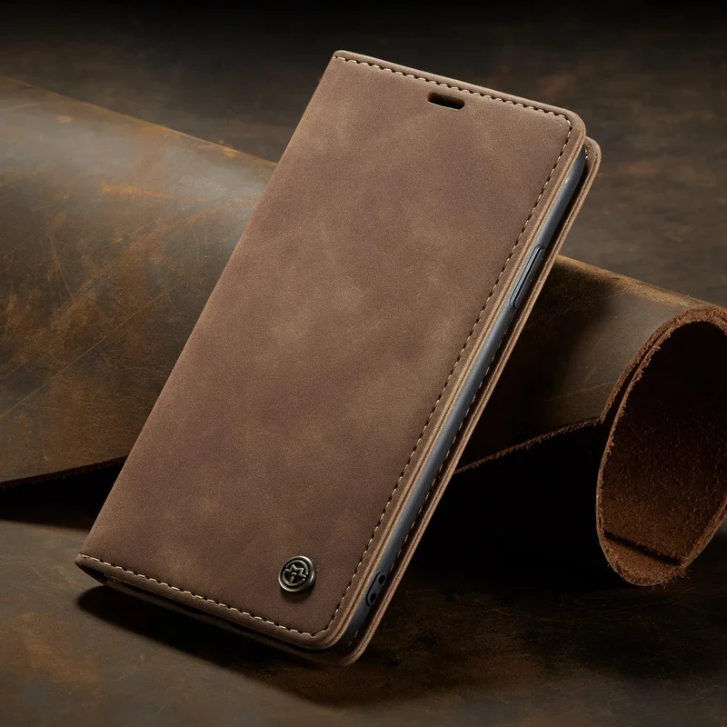Elegant Samsung Læderetui med Kortplads og Magnetlukning