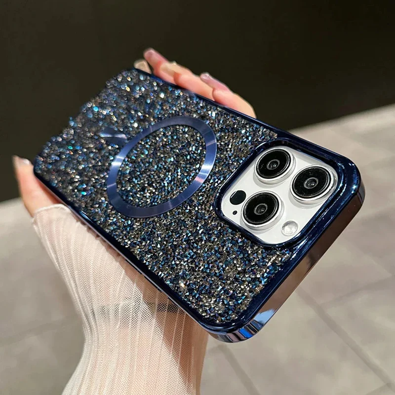 Magnetisk iPhone-cover med Glitrende Design og Beskyttelse