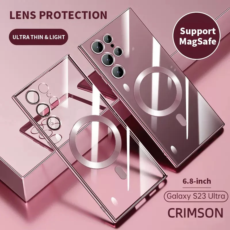 Slankt Magnetisk Cover til Samsung - Stærk Beskyttelse & Stil