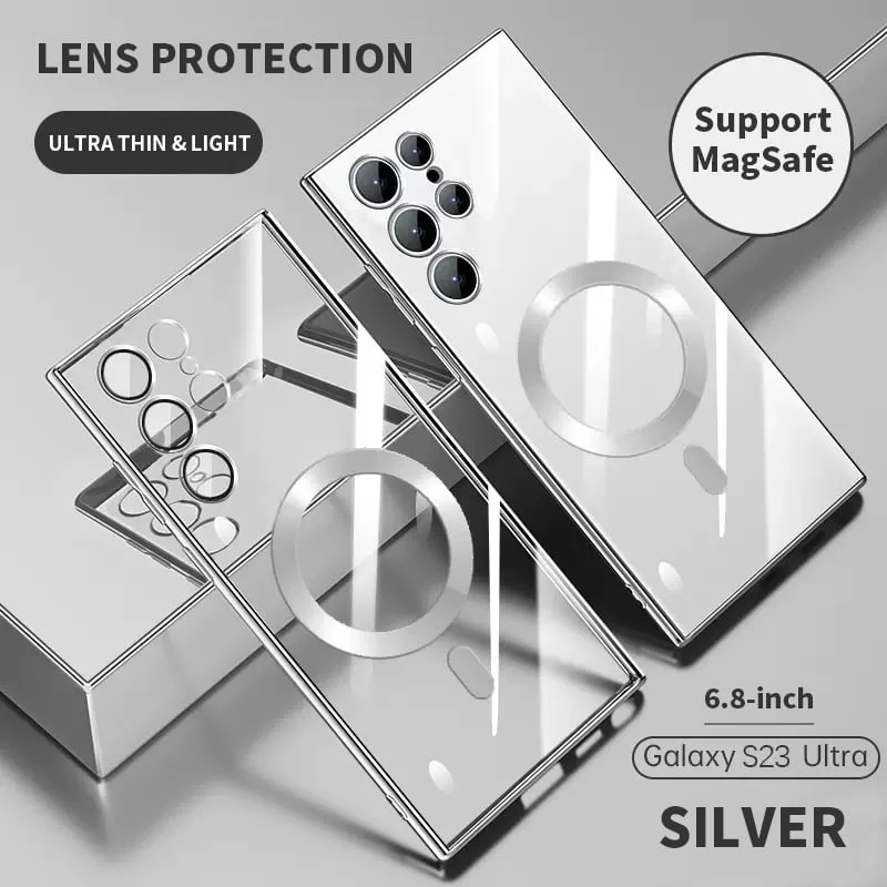 Slankt Magnetisk Cover til Samsung - Stærk Beskyttelse & Stil