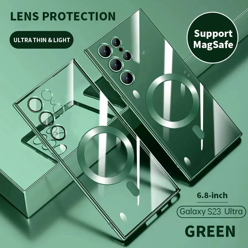 Slankt Magnetisk Cover til Samsung - Stærk Beskyttelse & Stil