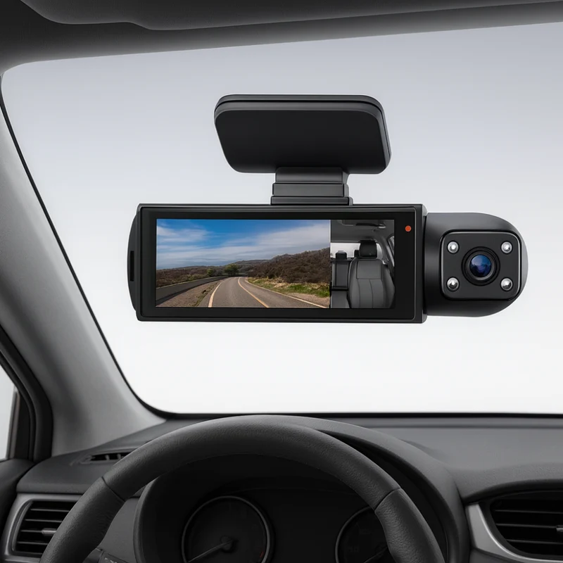 Avanceret Dobbeltlinse Dashcam med 1080p og WiFi