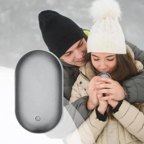 Genopladelig Håndvarmer & Powerbank - Varm Komfort Overalt