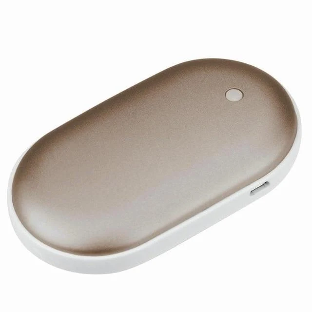 Genopladelig Håndvarmer & Powerbank - Varm Komfort Overalt