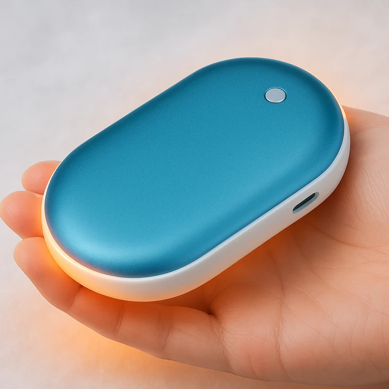 Genopladelig Håndvarmer & Powerbank - Varm Komfort Overalt