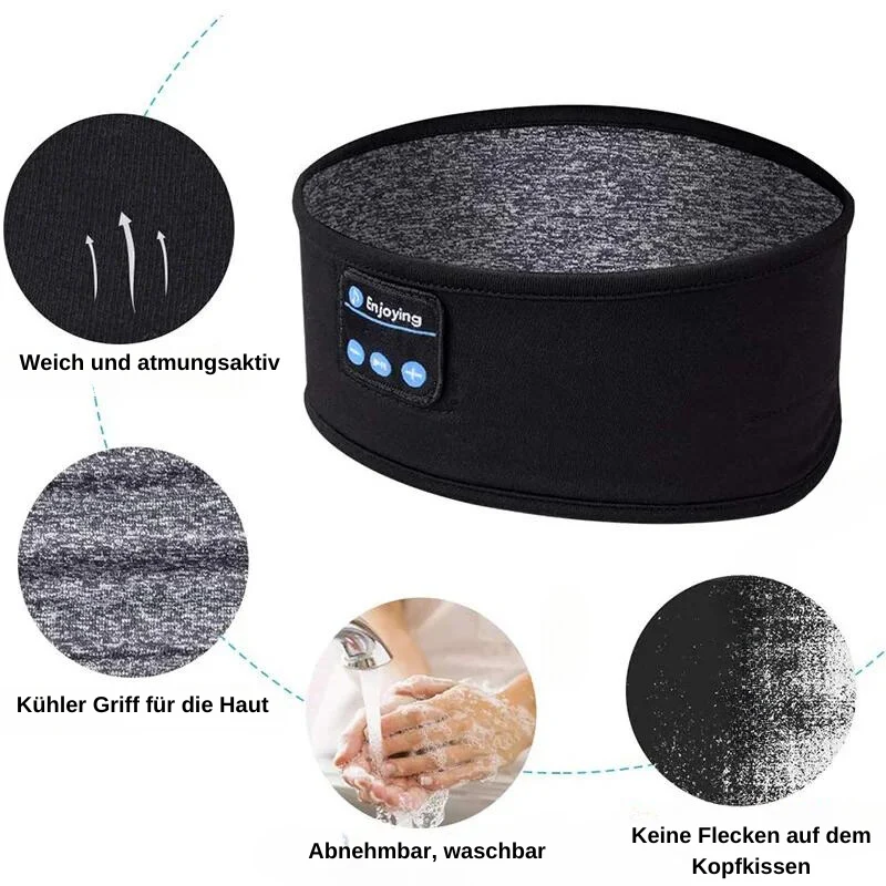 Trådløst Søvnmaske med Musik - Komfort & Afslapning