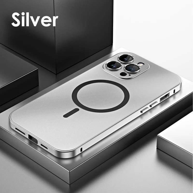 Slankt og Holdbart iPhone Cover i Metal til iPhone 14 Pro