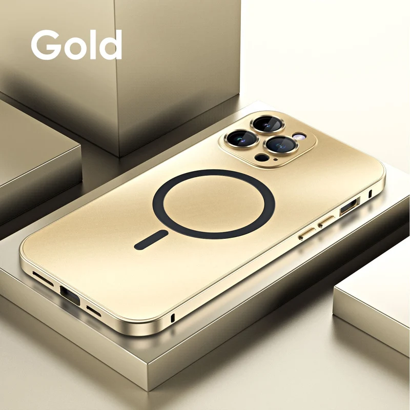Slankt og Holdbart iPhone Cover i Metal til iPhone 14 Pro