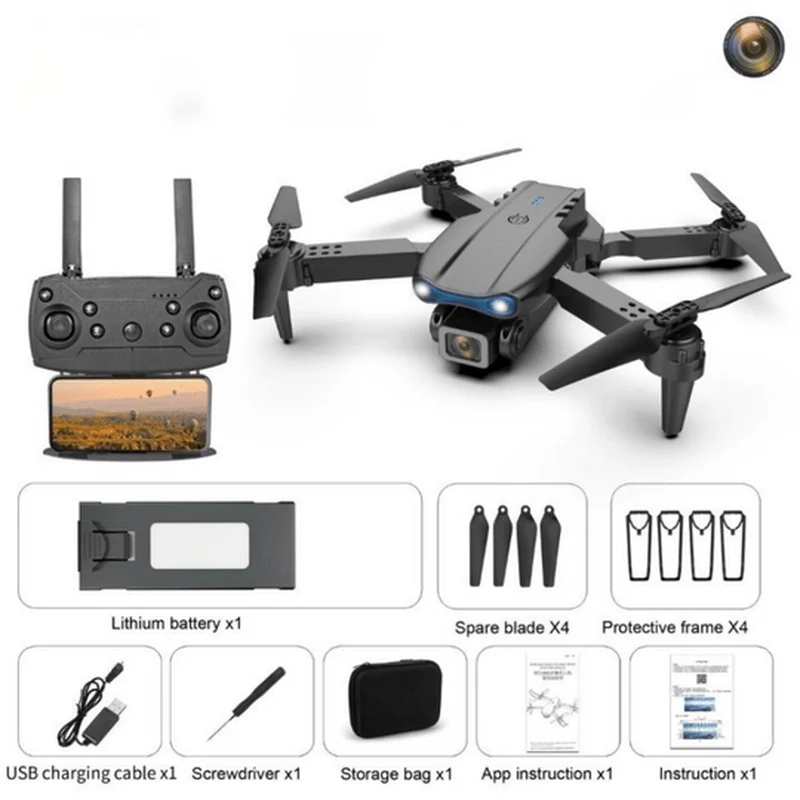 4K UHD Drone med Lang Batteritid til Luftfotografering