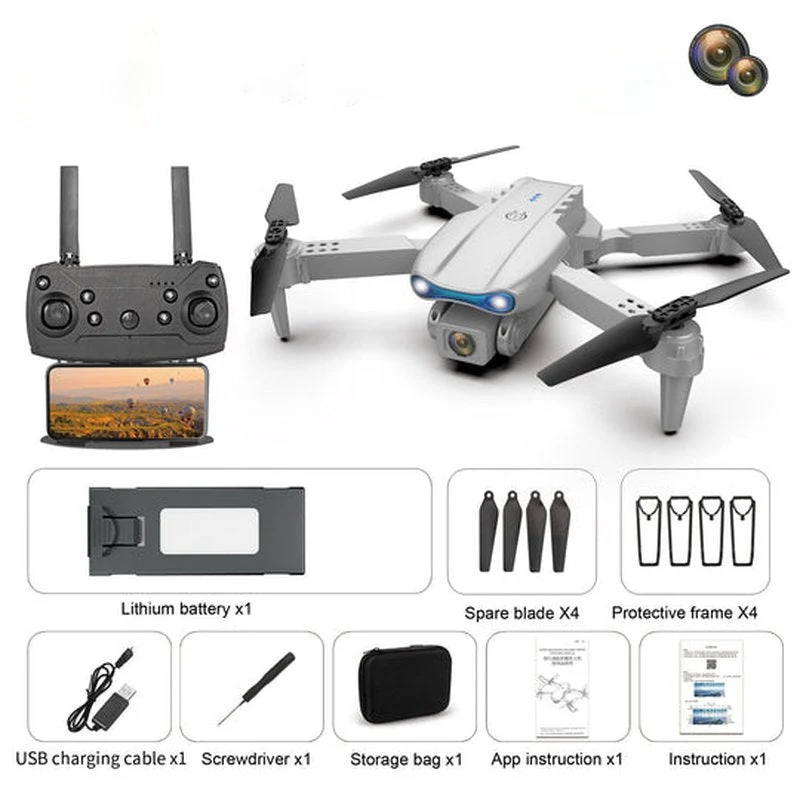 4K UHD Drone med Lang Batteritid til Luftfotografering