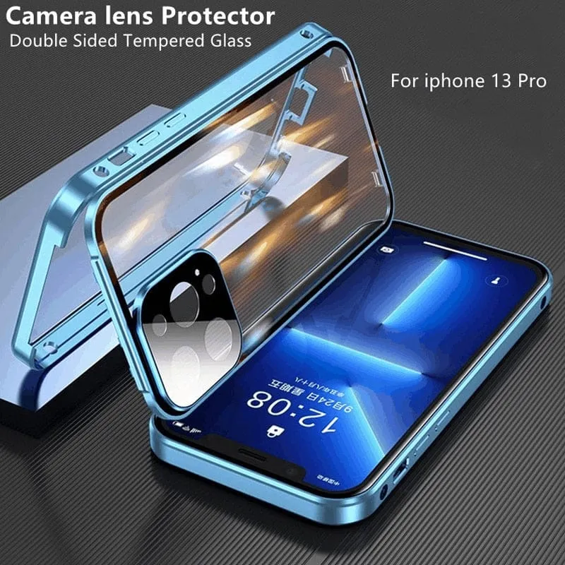 Robust iPhone-cover med 360° beskyttelse og linsebeskytter