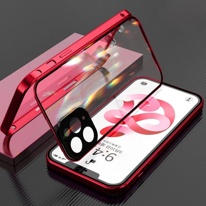 Robust iPhone-cover med 360° beskyttelse og linsebeskytter