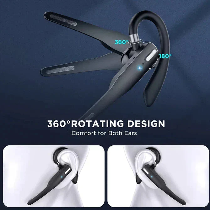 Trucker Bluetooth Headset med Støjreduktion og Lang Batteritid